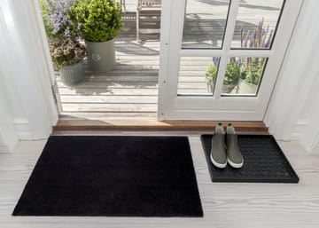 Unicolor dørmåtte - Black, 60x90 cm - tica copenhagen