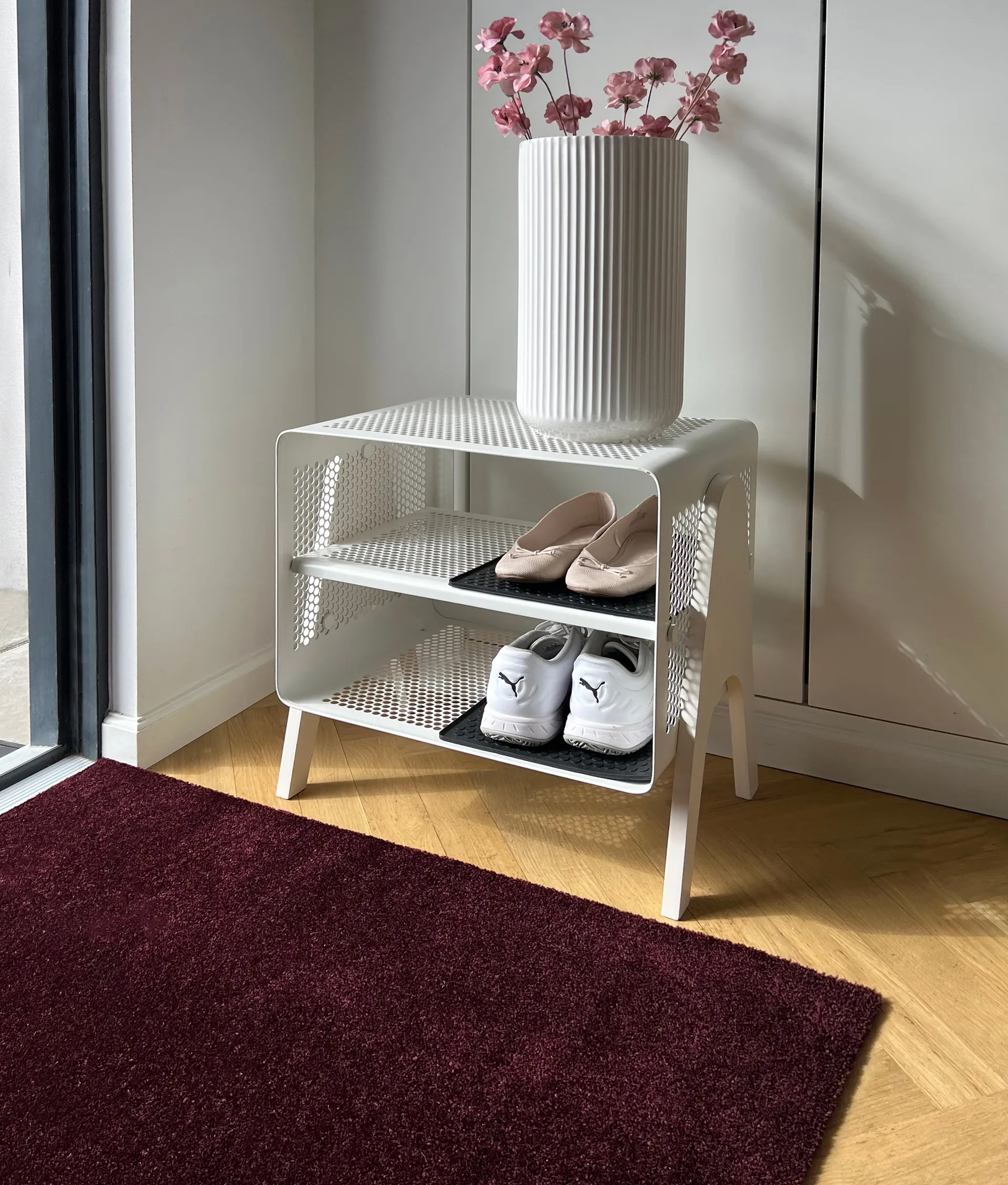 Unicolor dørmåtte, Bordeaux, 60x90 cm tica copenhagen