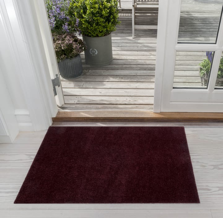 Unicolor dørmåtte, Bordeaux, 60x90 cm tica copenhagen