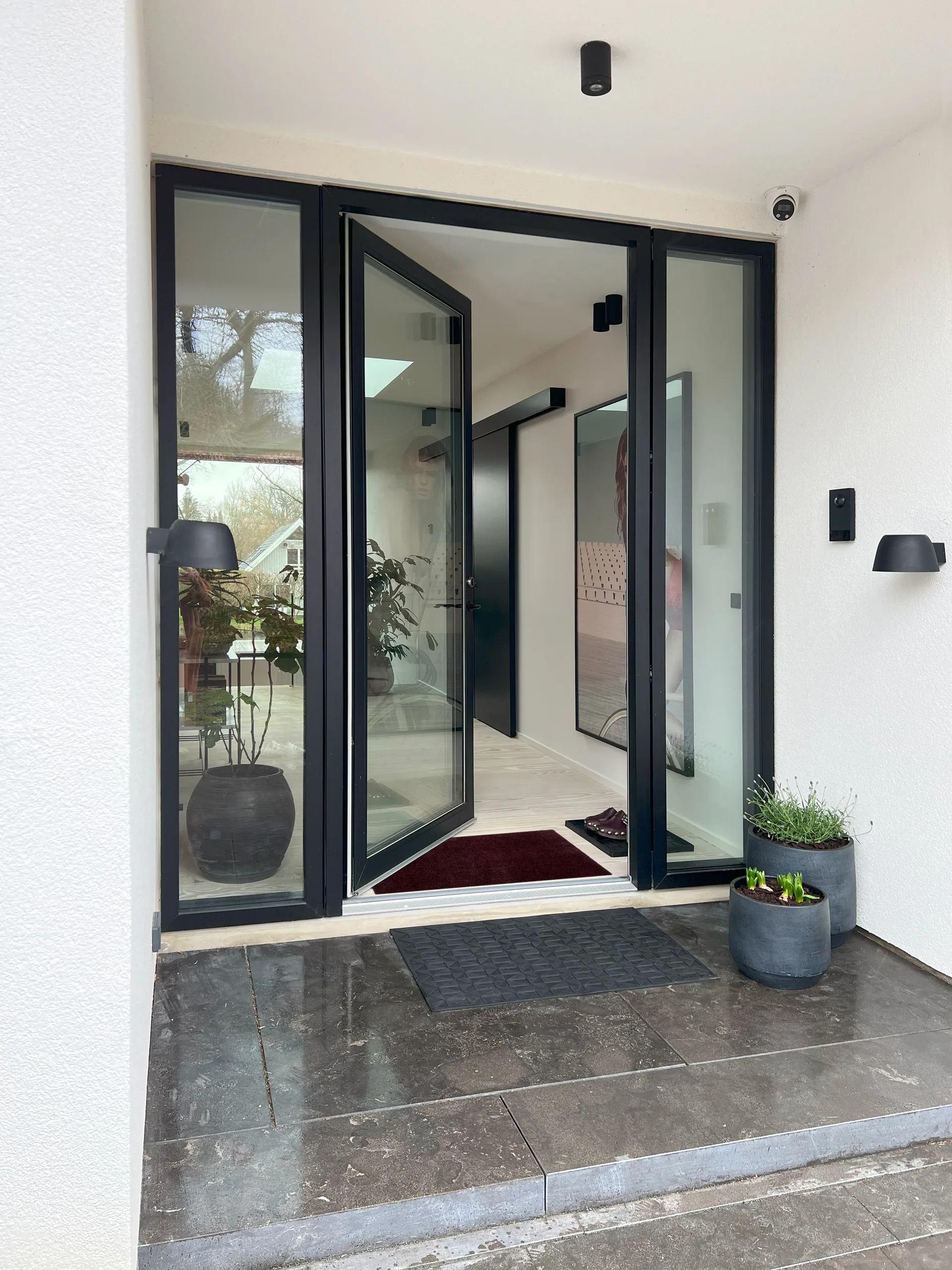 Unicolor dørmåtte, Bordeaux, 60x90 cm tica copenhagen