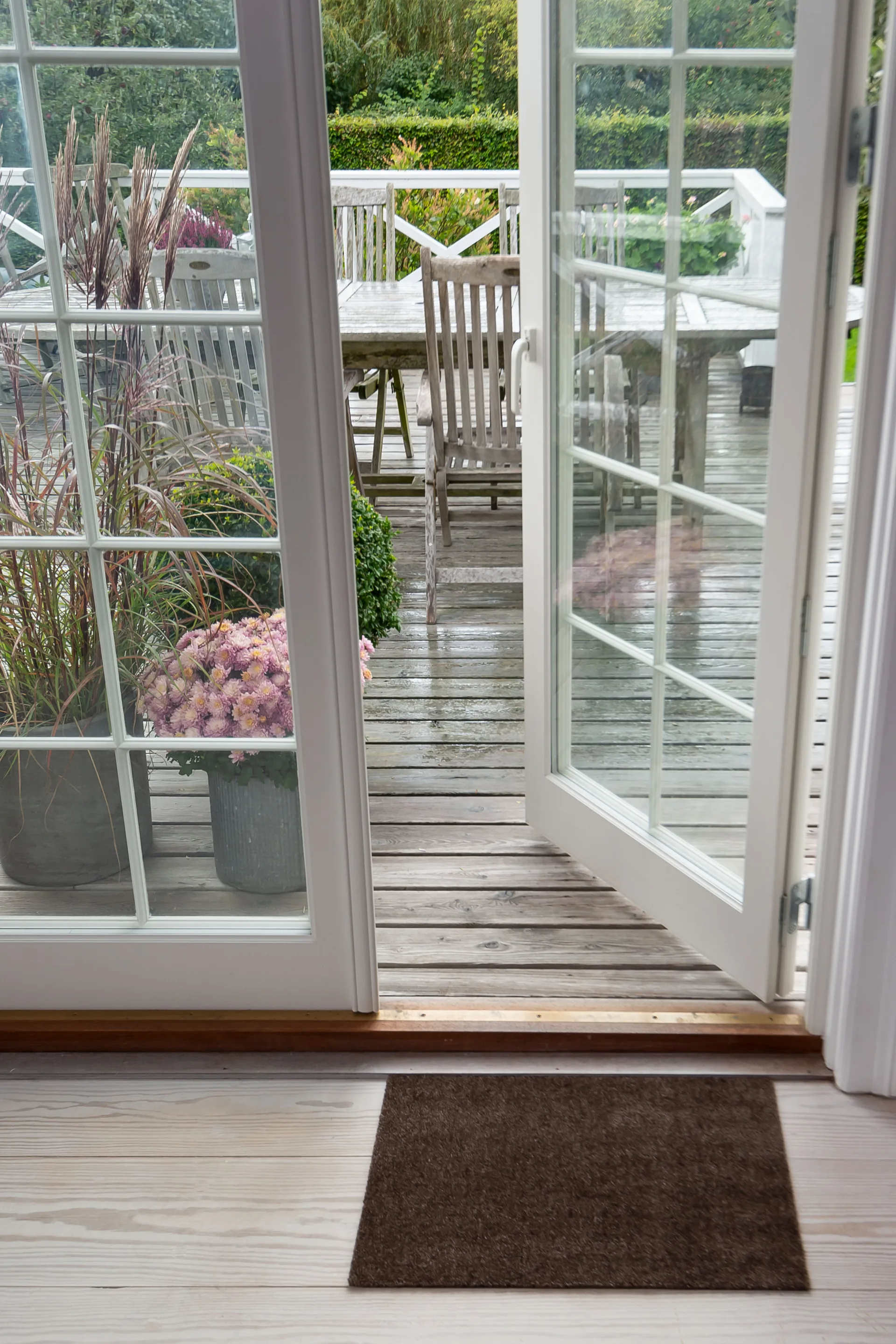 Unicolor dørmåtte, Brown, 40x60 cm tica copenhagen