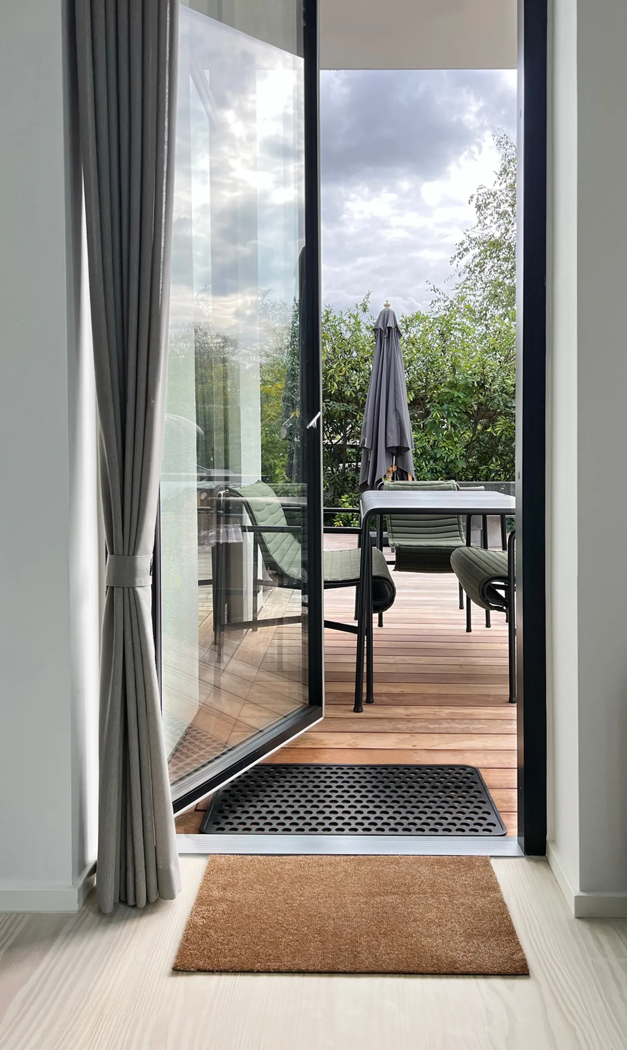 Unicolor dørmåtte, Cognac, 40x60 cm tica copenhagen