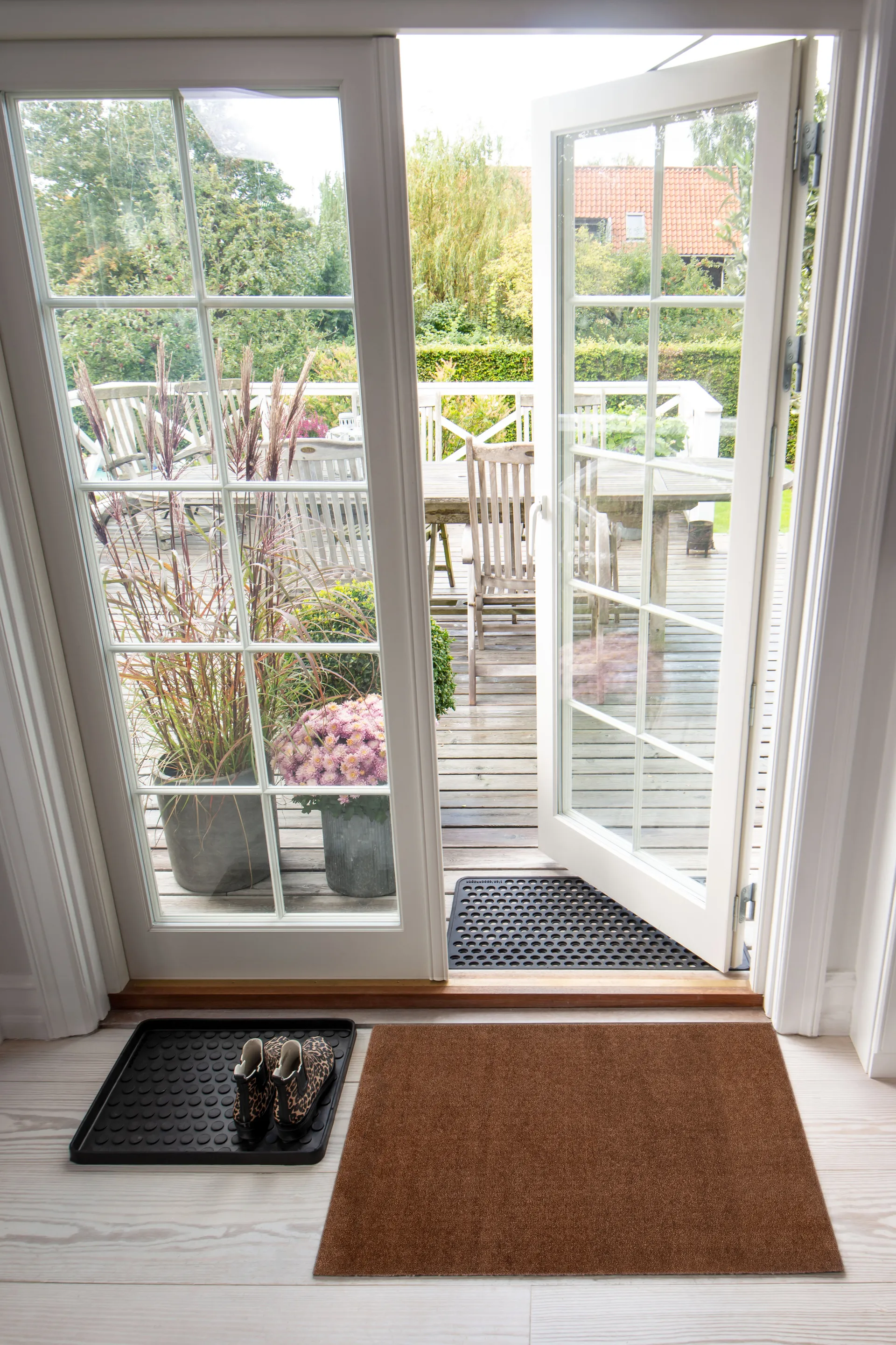 Unicolor dørmåtte, Cognac, 60x90 cm tica copenhagen