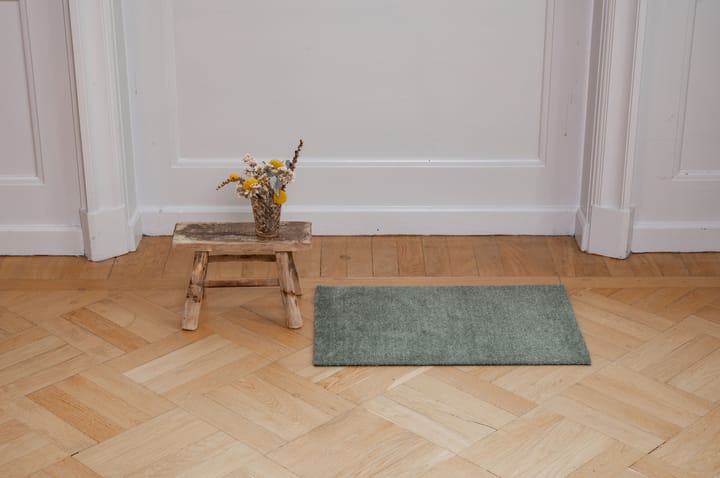 Unicolor dørmåtte, Dusty green, 40x60 cm tica copenhagen