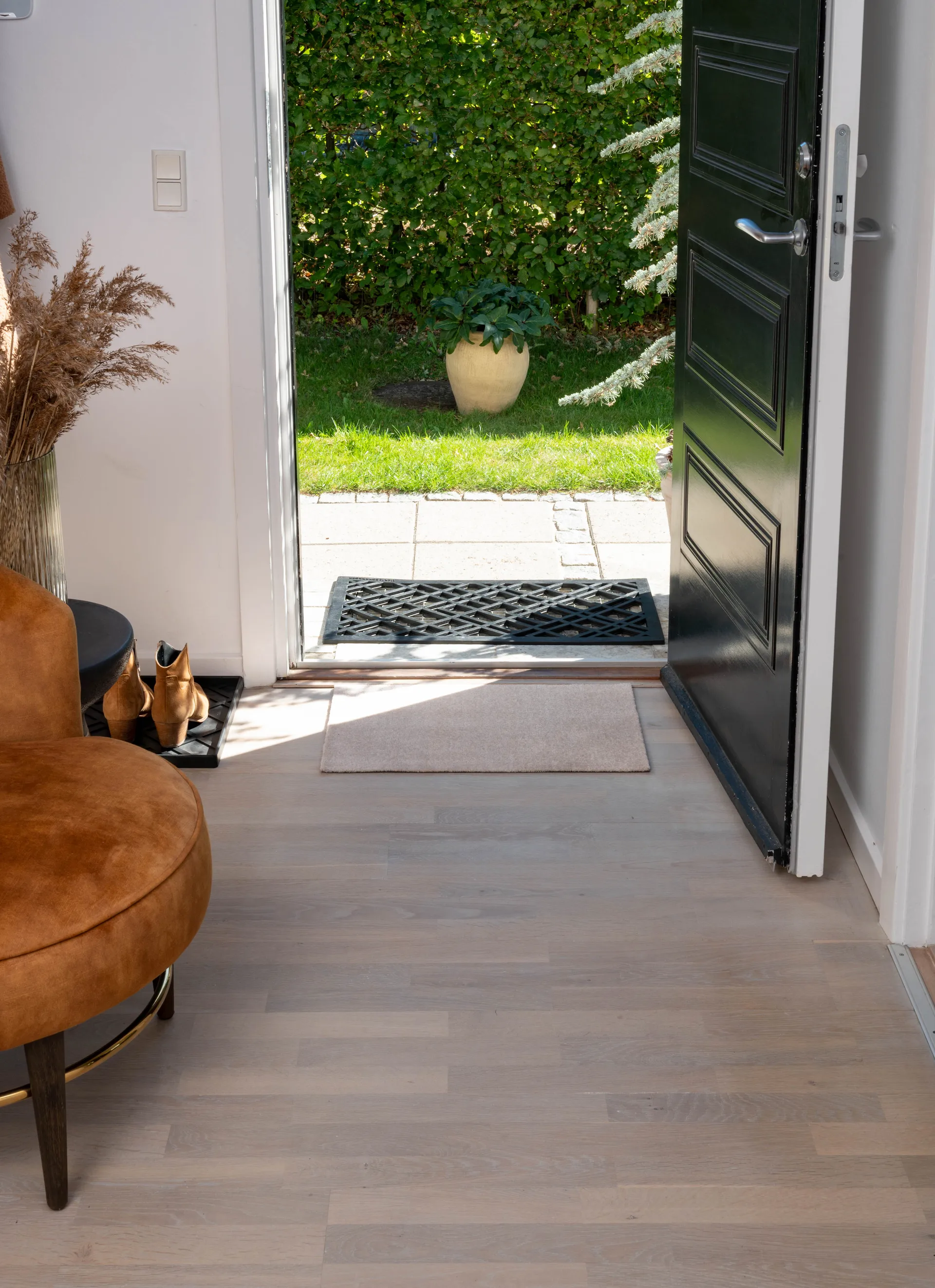 Unicolor dørmåtte, Ivory, 40x60 cm tica copenhagen