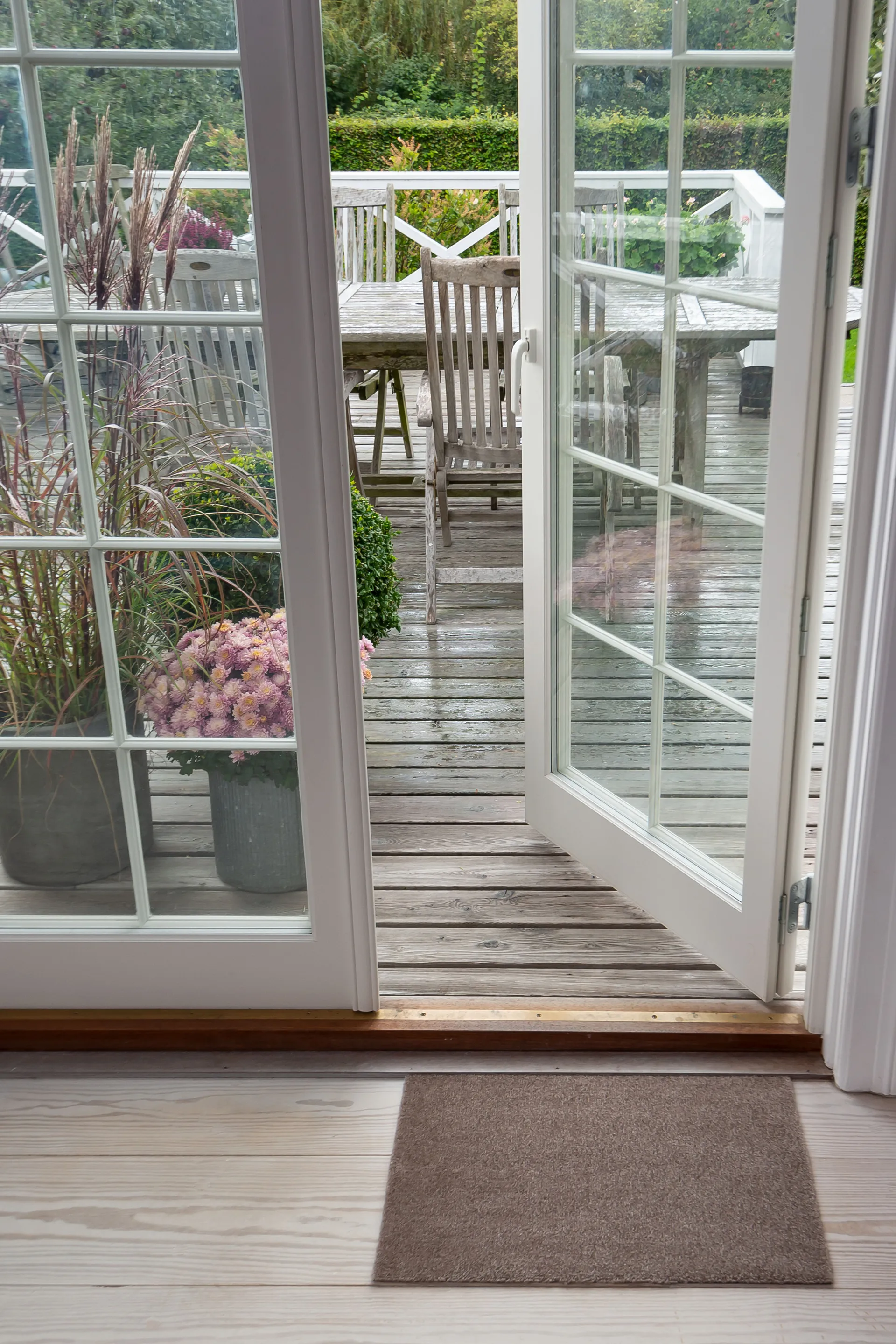 Unicolor dørmåtte, Sand, 40x60 cm tica copenhagen