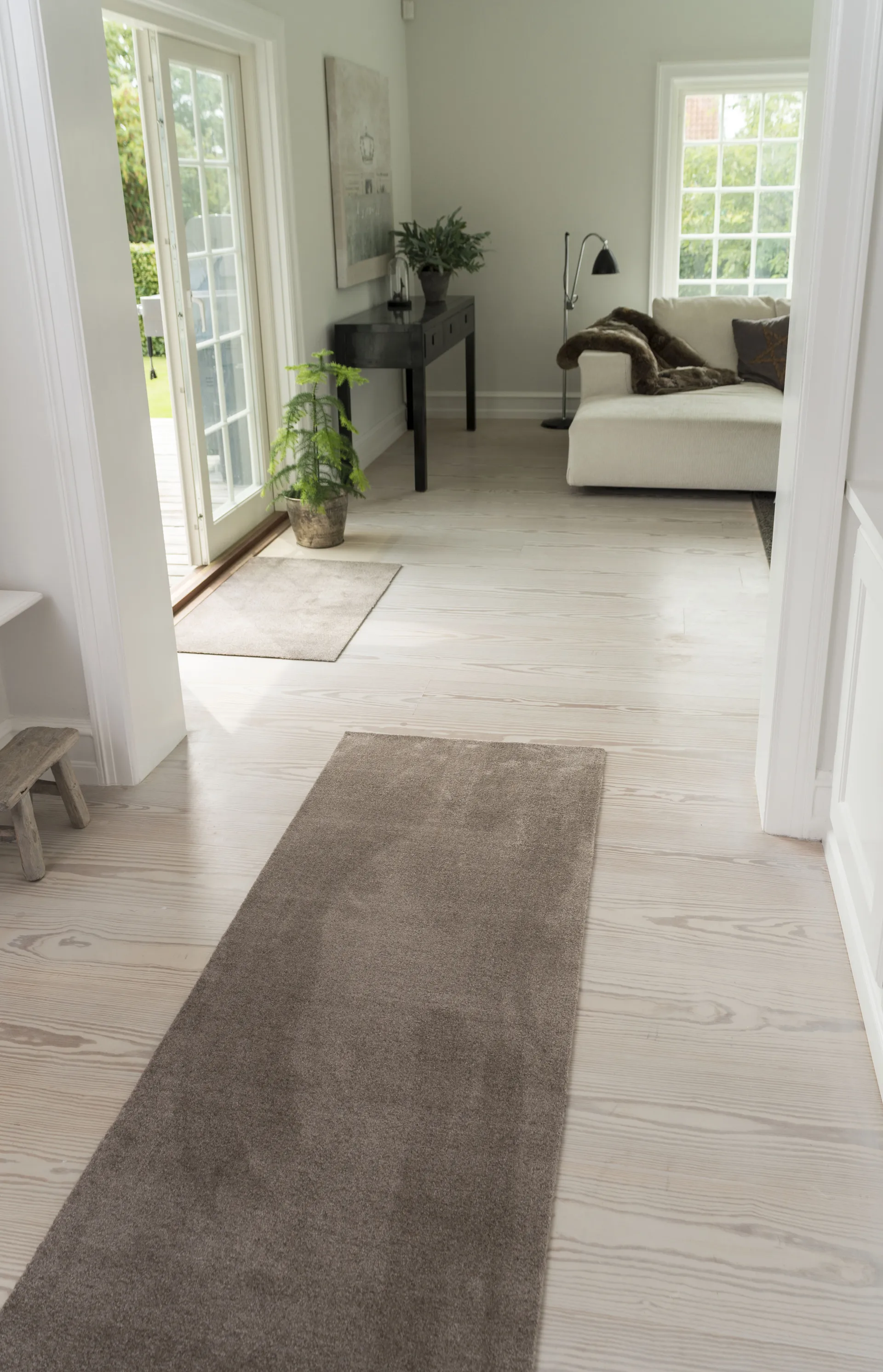 Unicolor dørmåtte, Sand, 60x90 cm tica copenhagen