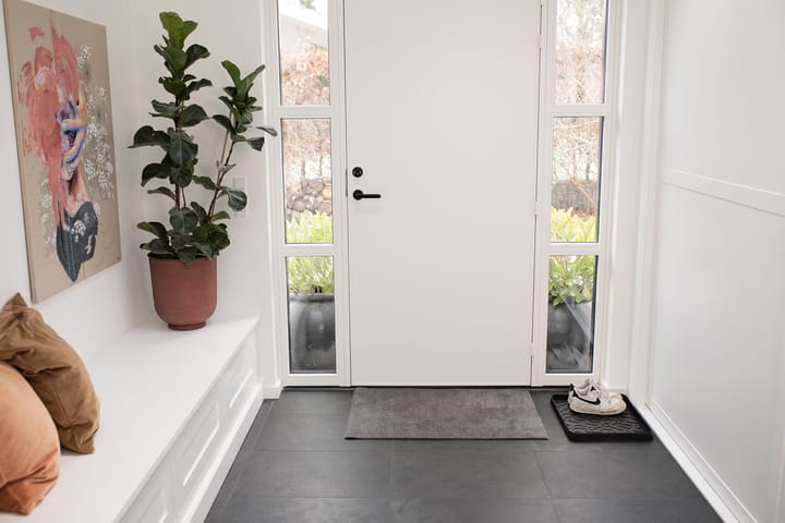 Unicolor dørmåtte, Steelgrey, 60x90 cm tica copenhagen