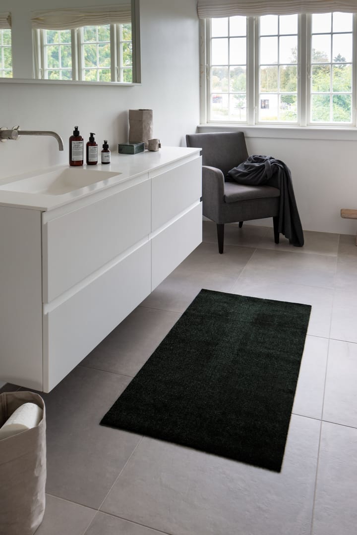 Unicolor entrétæppe/løber, Black, 67x120 cm tica copenhagen