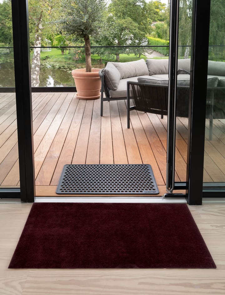 Unicolor entrétæppe/løber, Bordeaux, 90x130 cm tica copenhagen