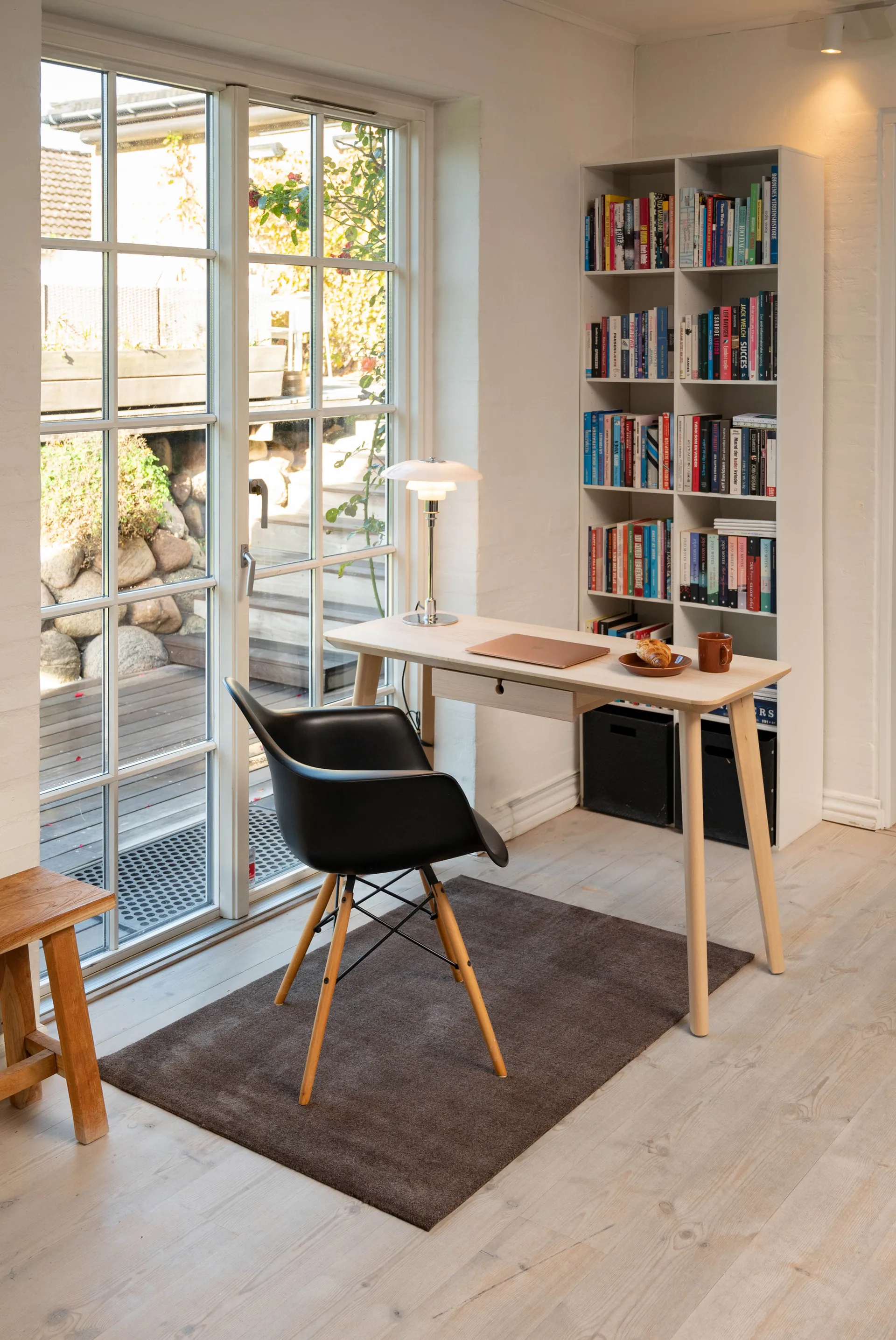 Unicolor entrétæppe/løber, Brown, 90x130 cm tica copenhagen