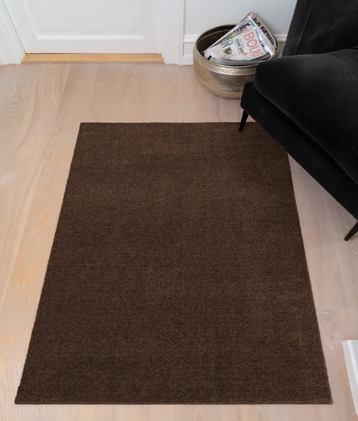 Unicolor entrétæppe/løber, Brown, 90x130 cm tica copenhagen