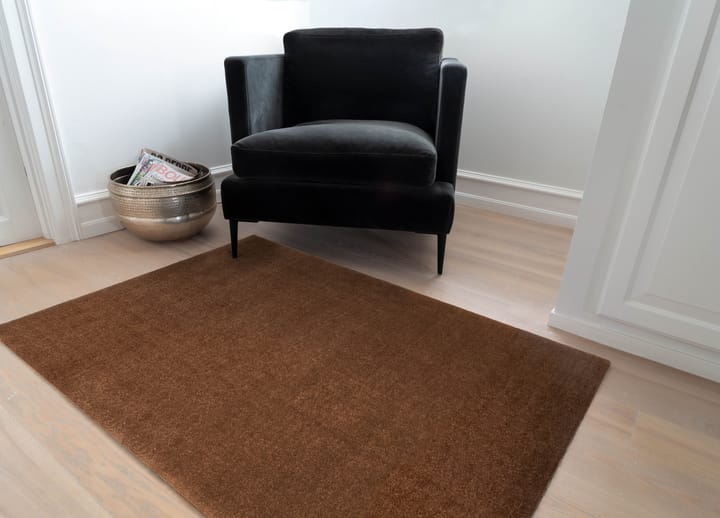 Unicolor entrétæppe/løber, Cognac, 90x130 cm tica copenhagen