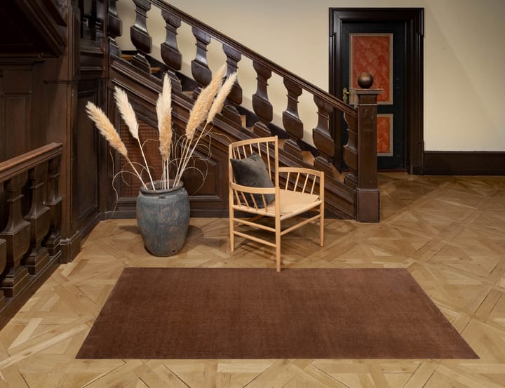 Unicolor entrétæppe/løber, Cognac, 90x200 cm tica copenhagen