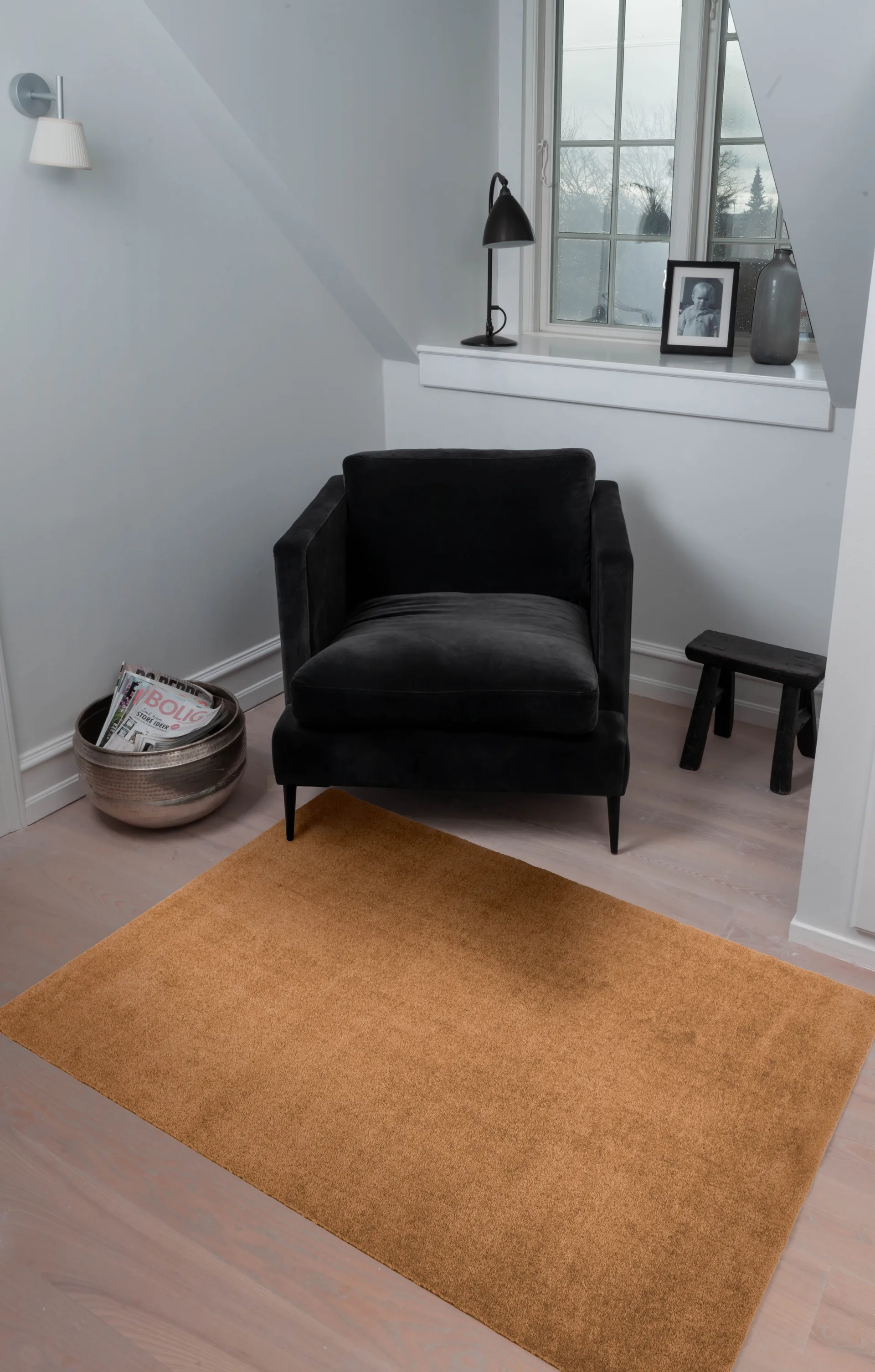 Unicolor entrétæppe/løber, Dijon, 90x130 cm tica copenhagen