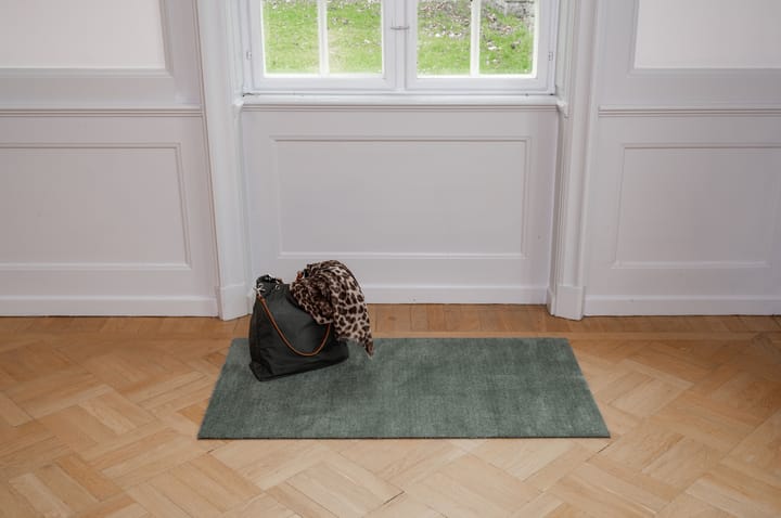 Unicolor entrétæppe/løber, Dusty green, 67x120 cm tica copenhagen