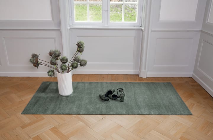 Unicolor entrétæppe/løber, Dusty green, 90x200 cm tica copenhagen