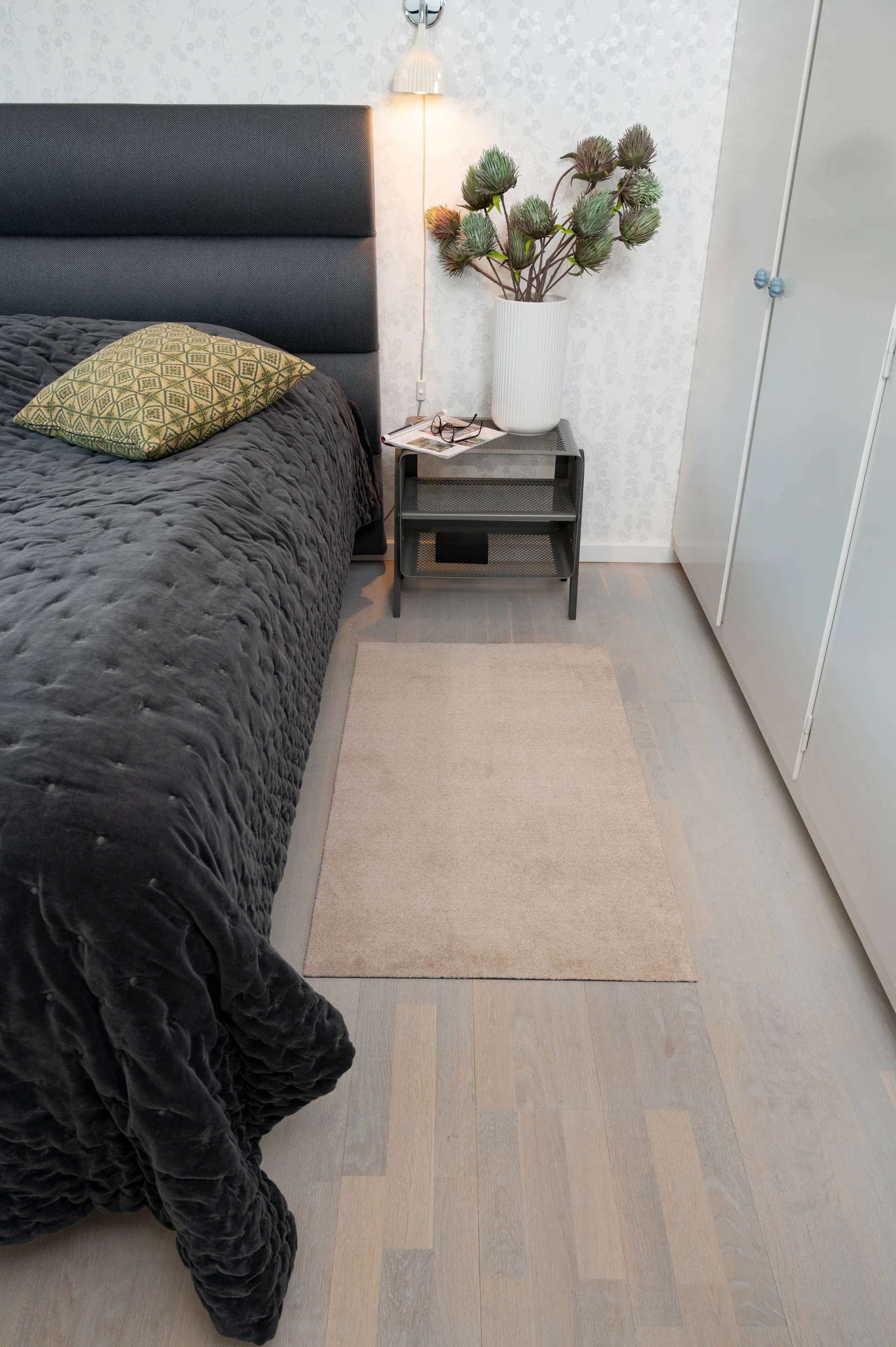 Unicolor entrétæppe/løber, Ivory, 67x120 cm tica copenhagen