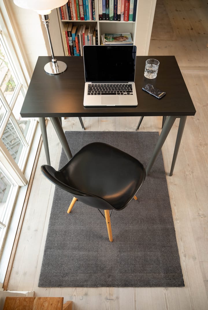 Unicolor entrétæppe/løber, Steelgrey, 90x130 cm tica copenhagen