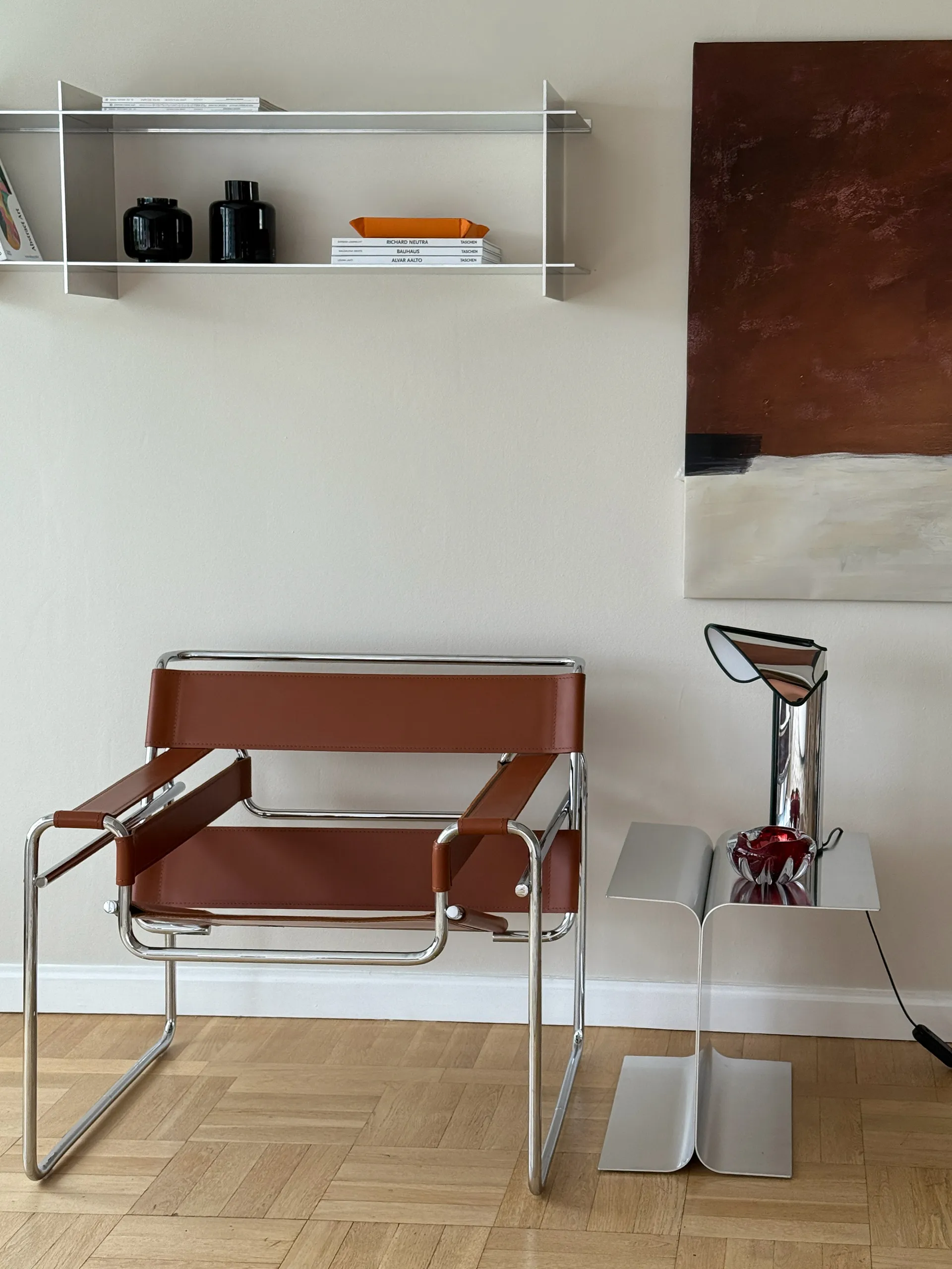 Ark væghylde, Aluminium Tinted