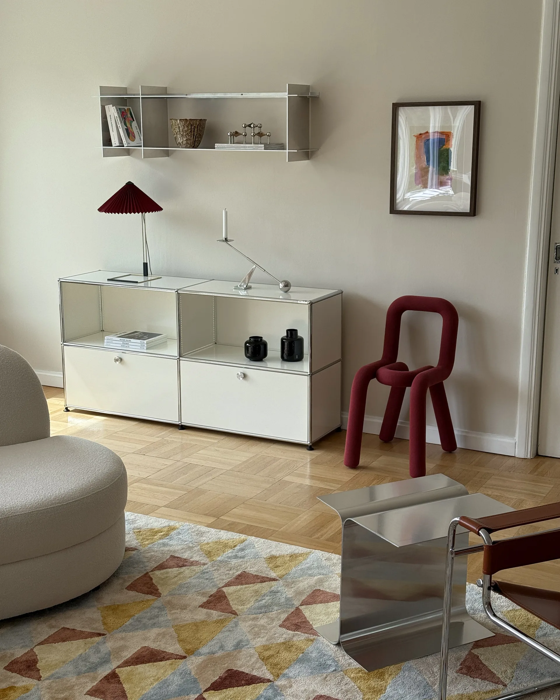 Ark væghylde, Aluminium Tinted