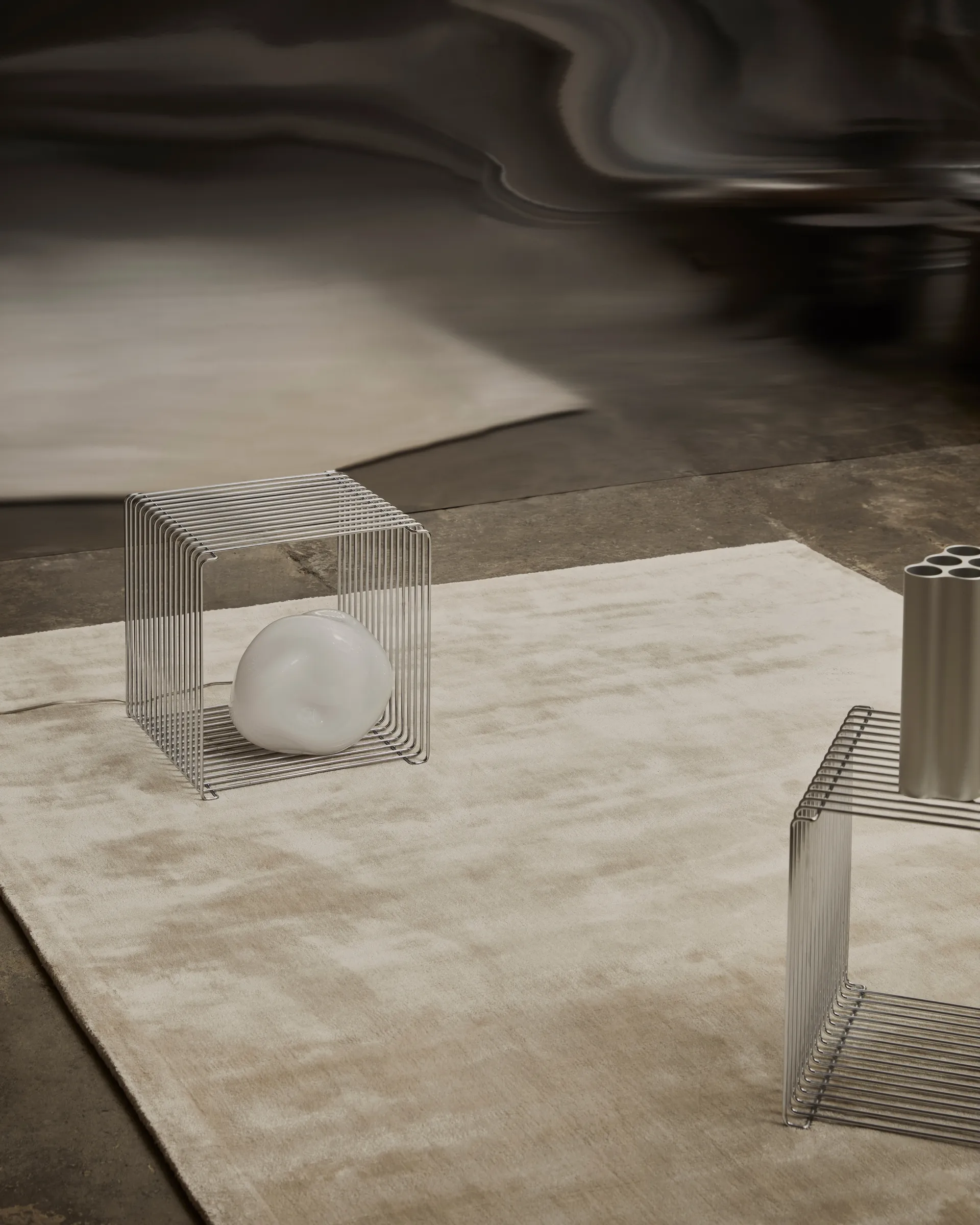 Backfjall viskose tæppe 200x300 cm, Offwhite Tinted