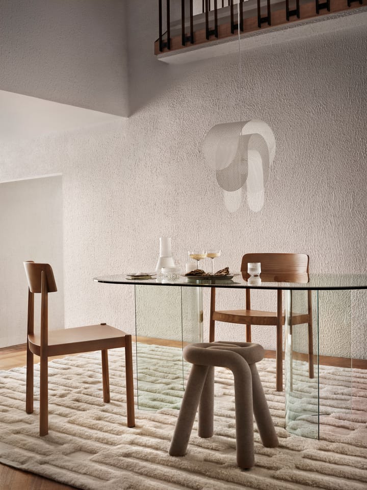 Bielke uldtæppe 160x230 cm, Offwhite Tinted