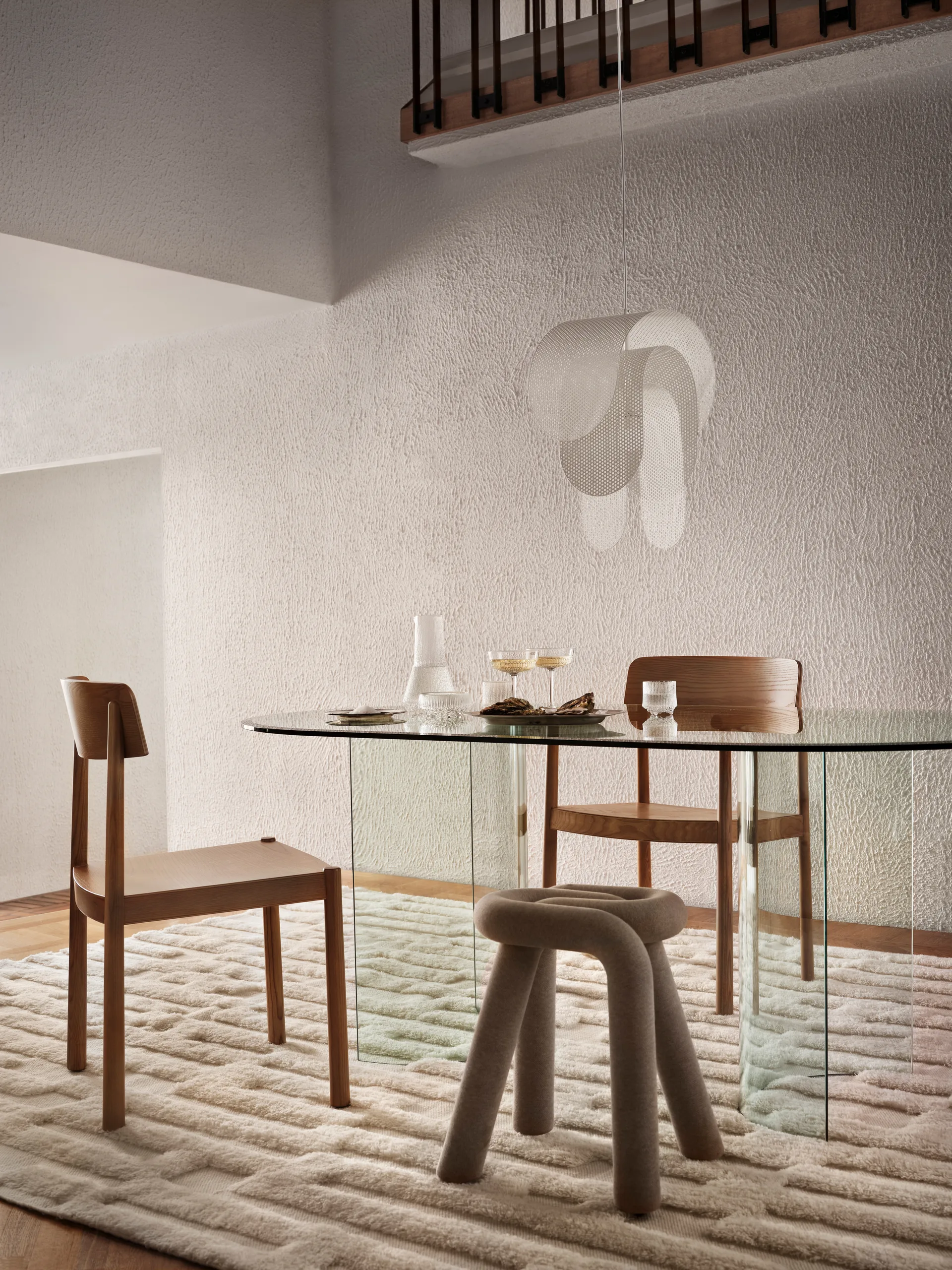 Bielke uldtæppe 280x380 cm, Offwhite Tinted