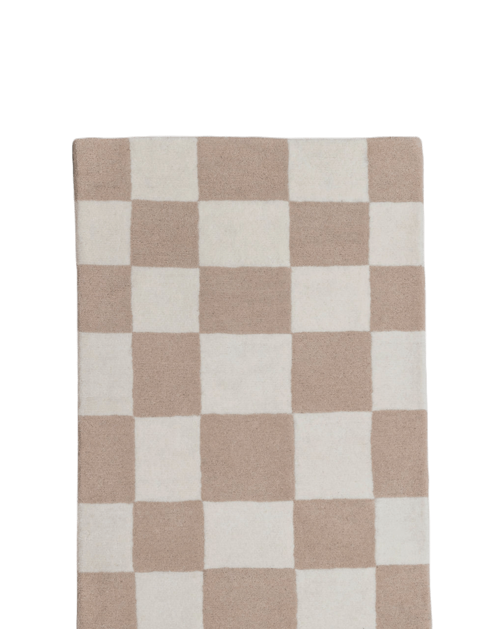 Hafstrom entrétæppe uld 80x250 cm - Beige-white - Tinted