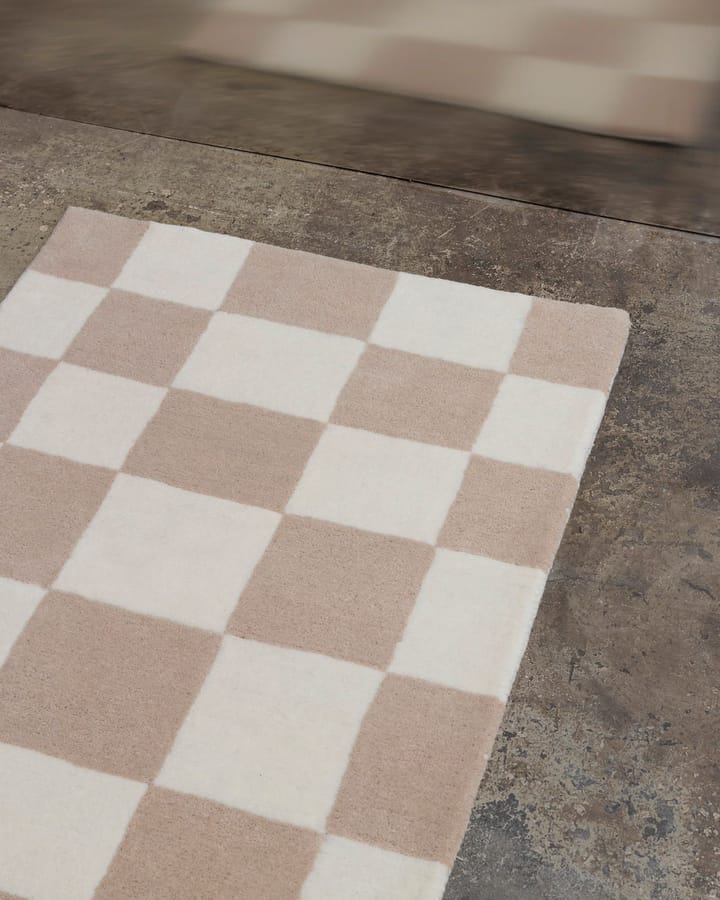 Hafstrom entrétæppe uld 80x300 cm, Beige-white Tinted