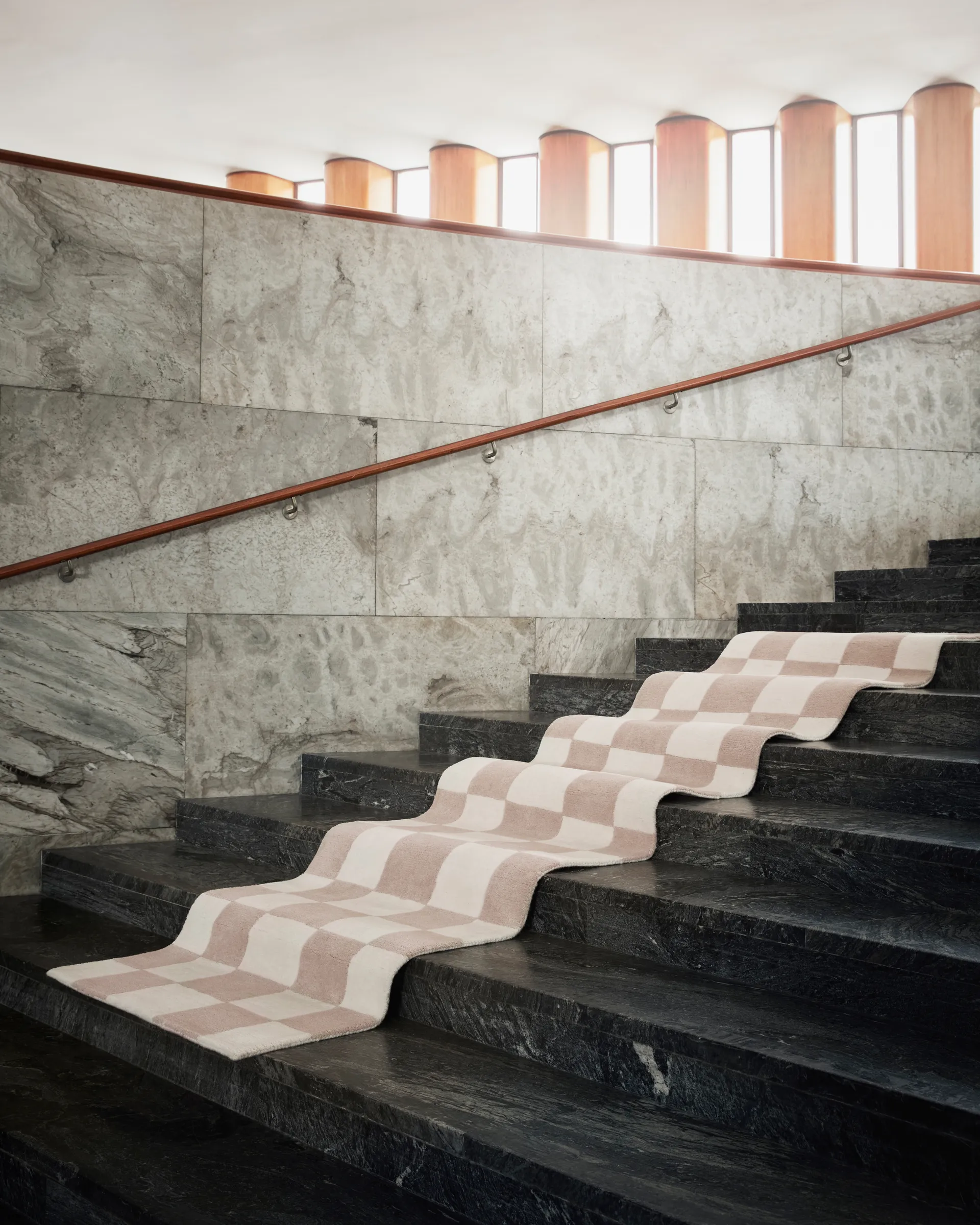 Hafstrom entrétæppe uld 80x300 cm, Beige-white Tinted