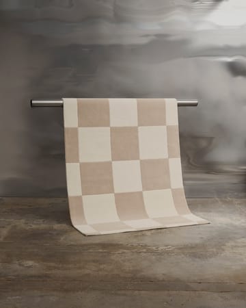 Hafstrom uldtæppe 170x240 cm - Beige-white - Tinted