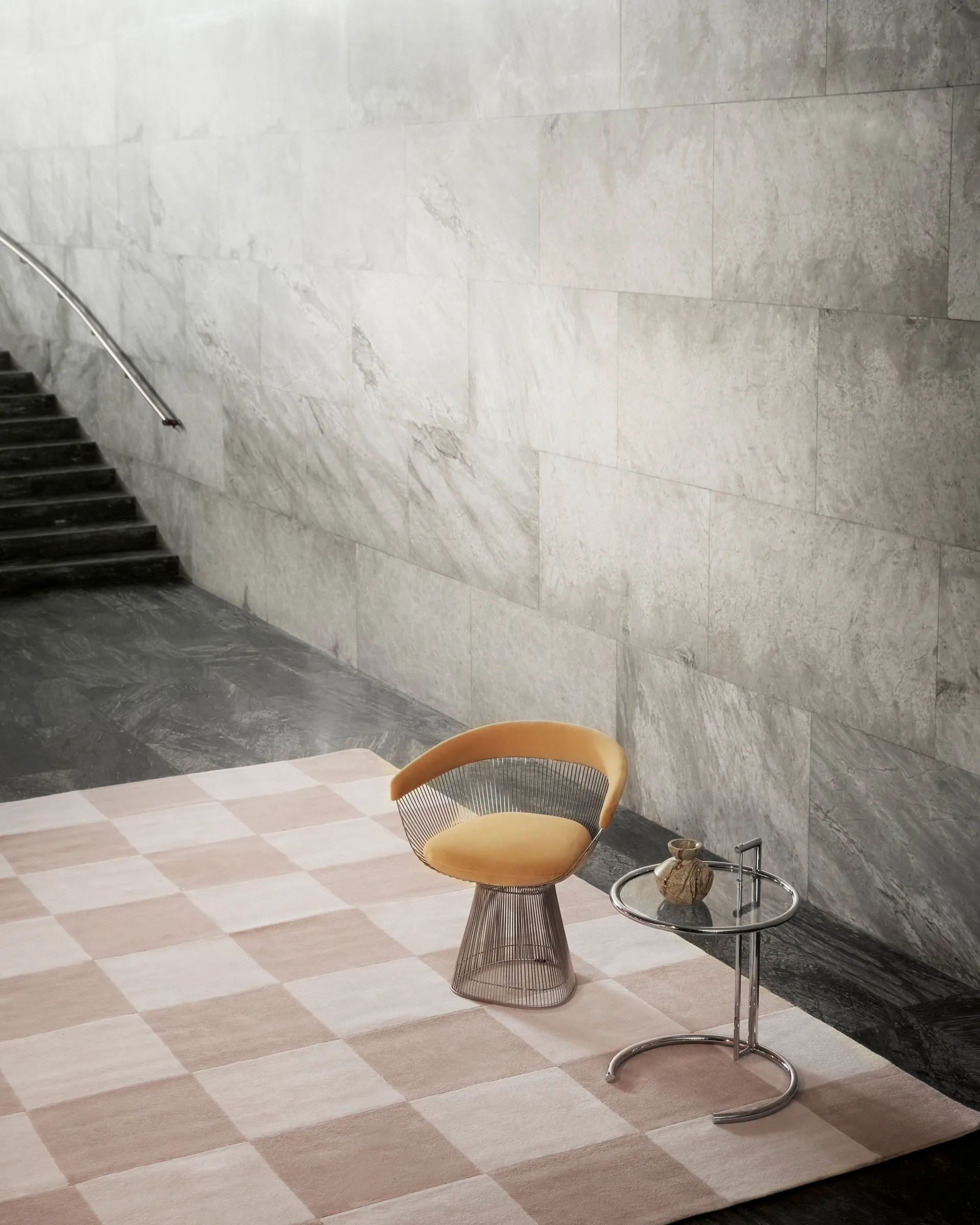 Hafstrom uldtæppe 170x240 cm, Beige-white Tinted