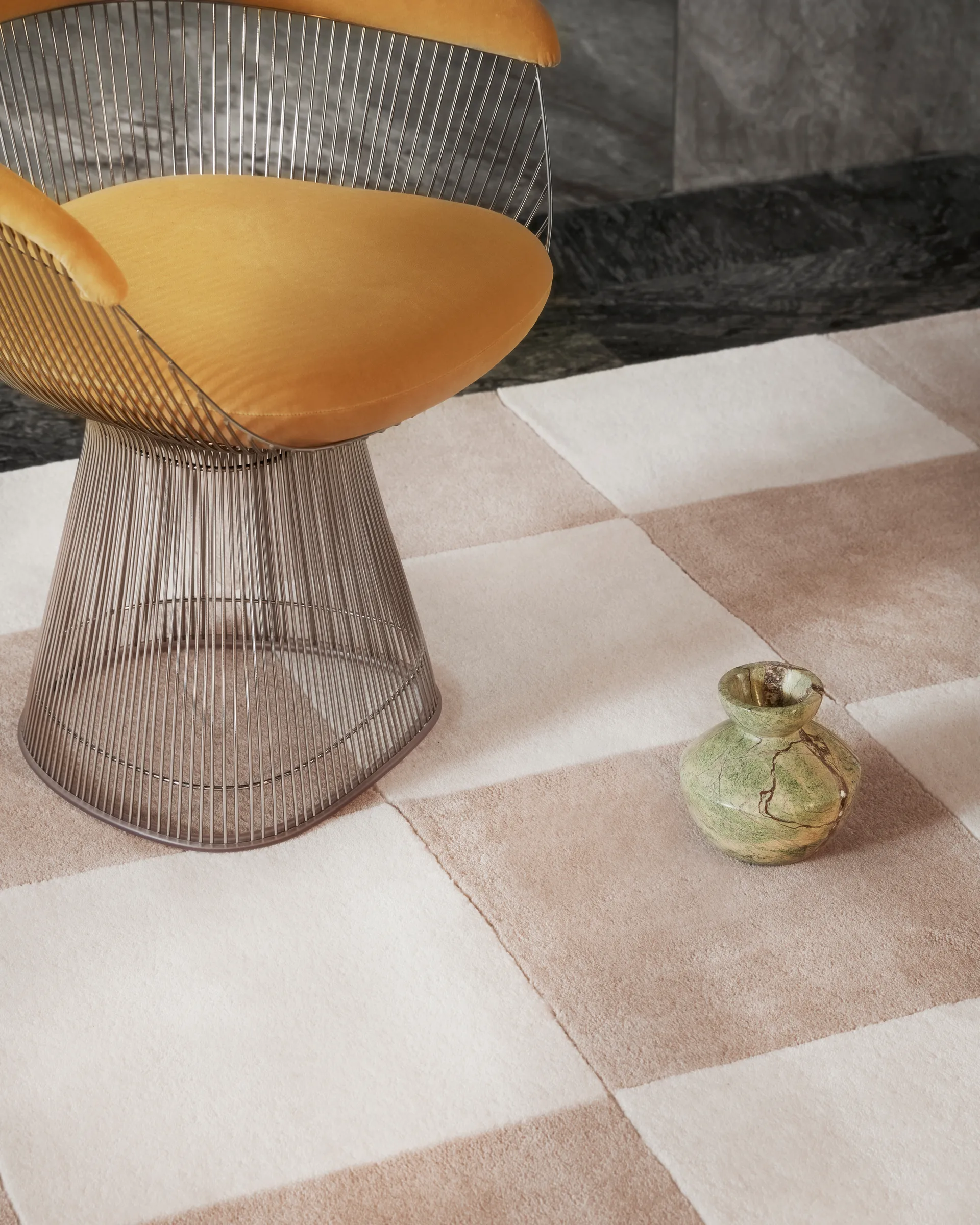 Hafstrom uldtæppe 250x350 cm, Beige-white Tinted