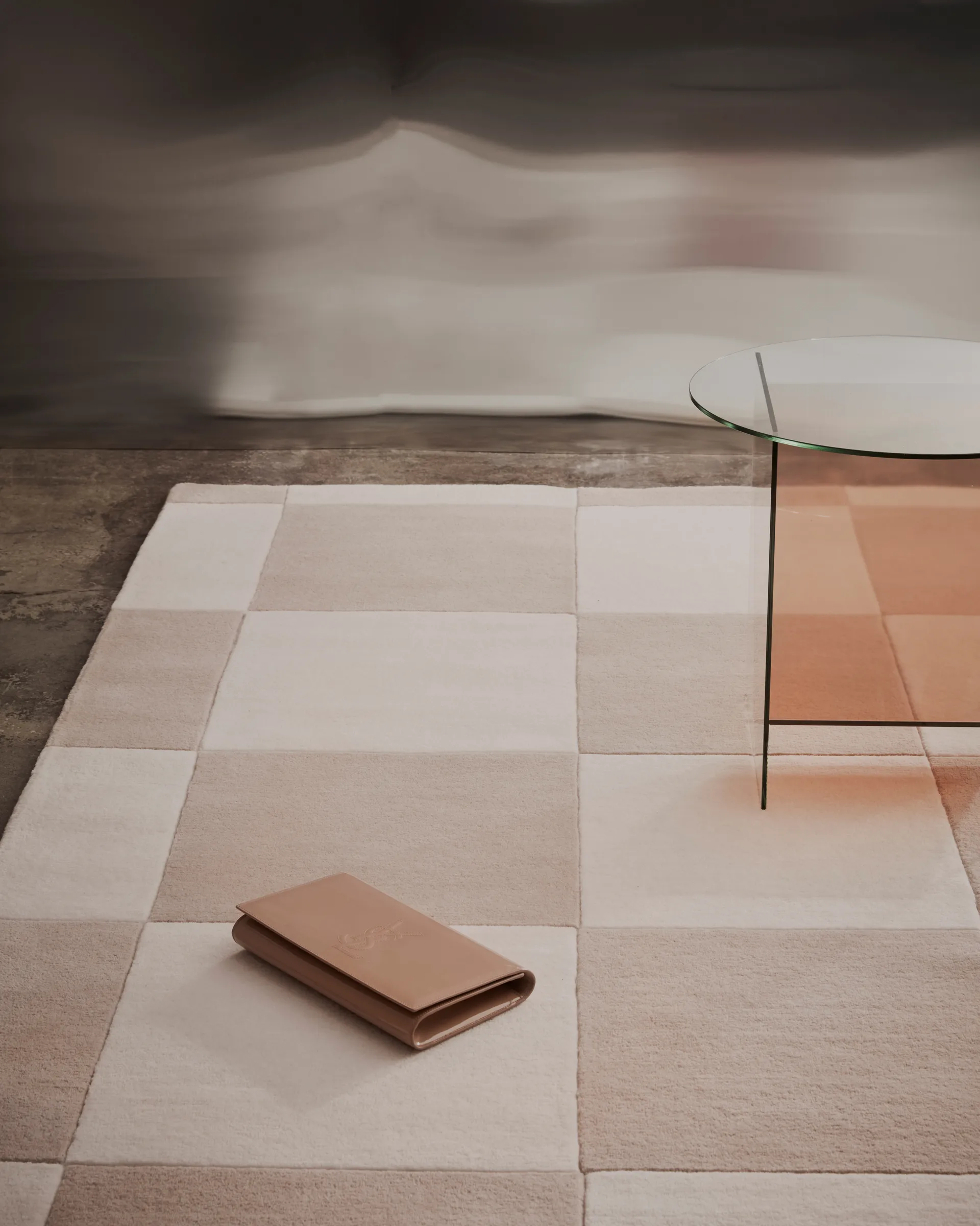 Hafstrom uldtæppe 250x350 cm, Beige-white Tinted