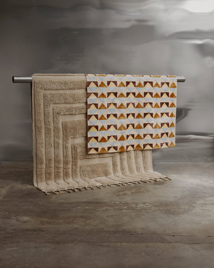 Kask uldtæppe 300x400 cm, Beige Tinted