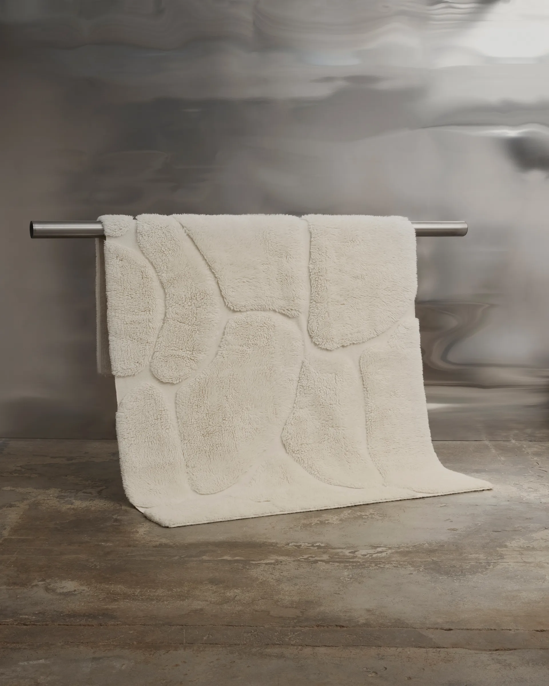 Kullin uldtæppe 300x400 cm, Offwhite Tinted