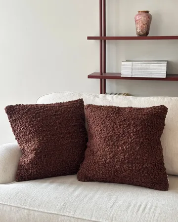 Levantin pyntepude - Brown, 45x45 cm - Tinted