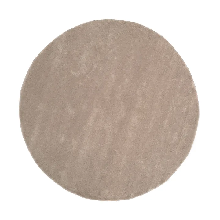 Liljehok uldtæppe - Beige, Ø300 cm - Tinted
