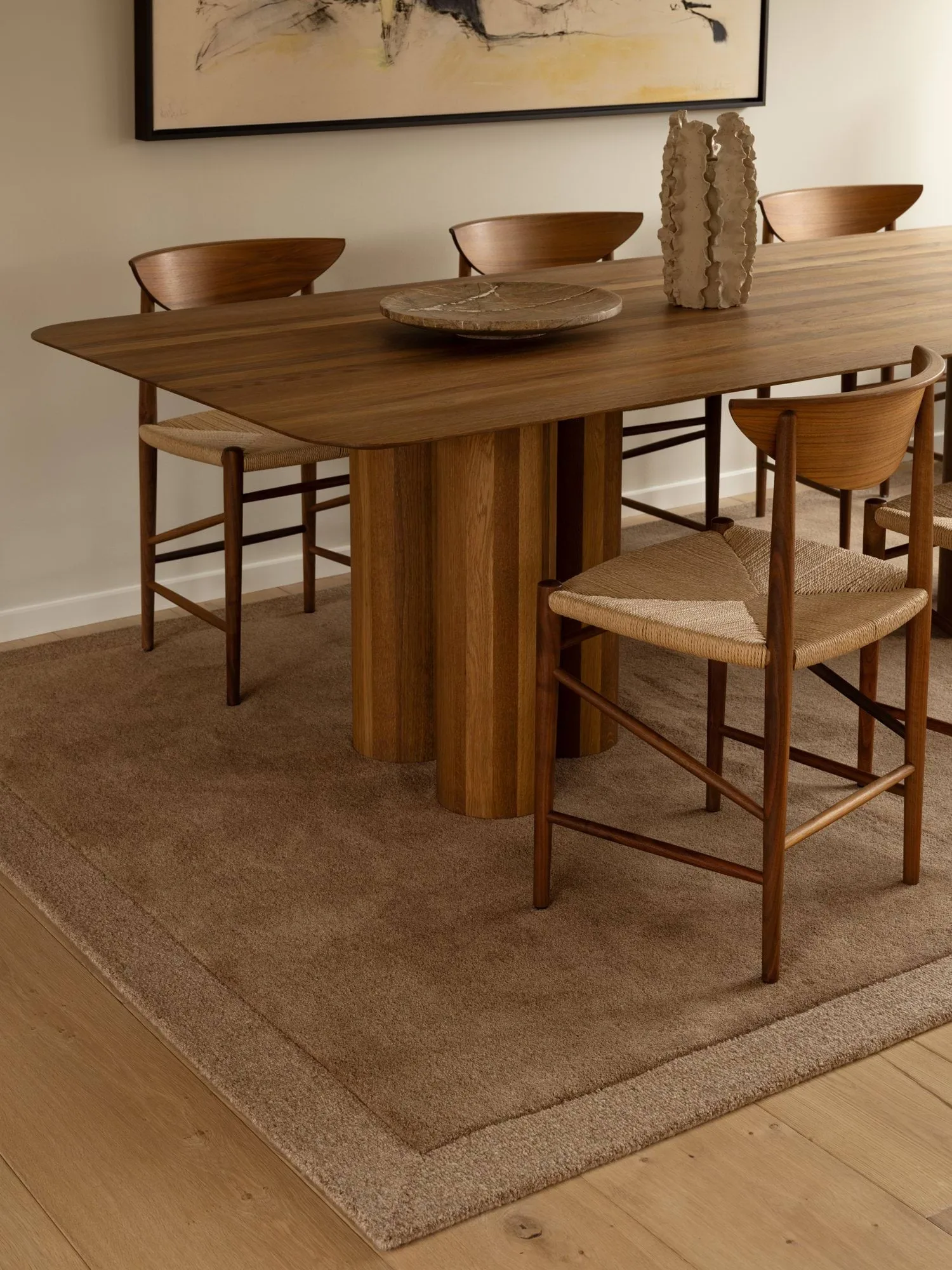 Louis uldtæppe, Beige brown, 250x350 cm Tinted