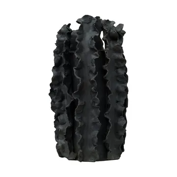 Melera vase - Black, 33x16 cm - Tinted
