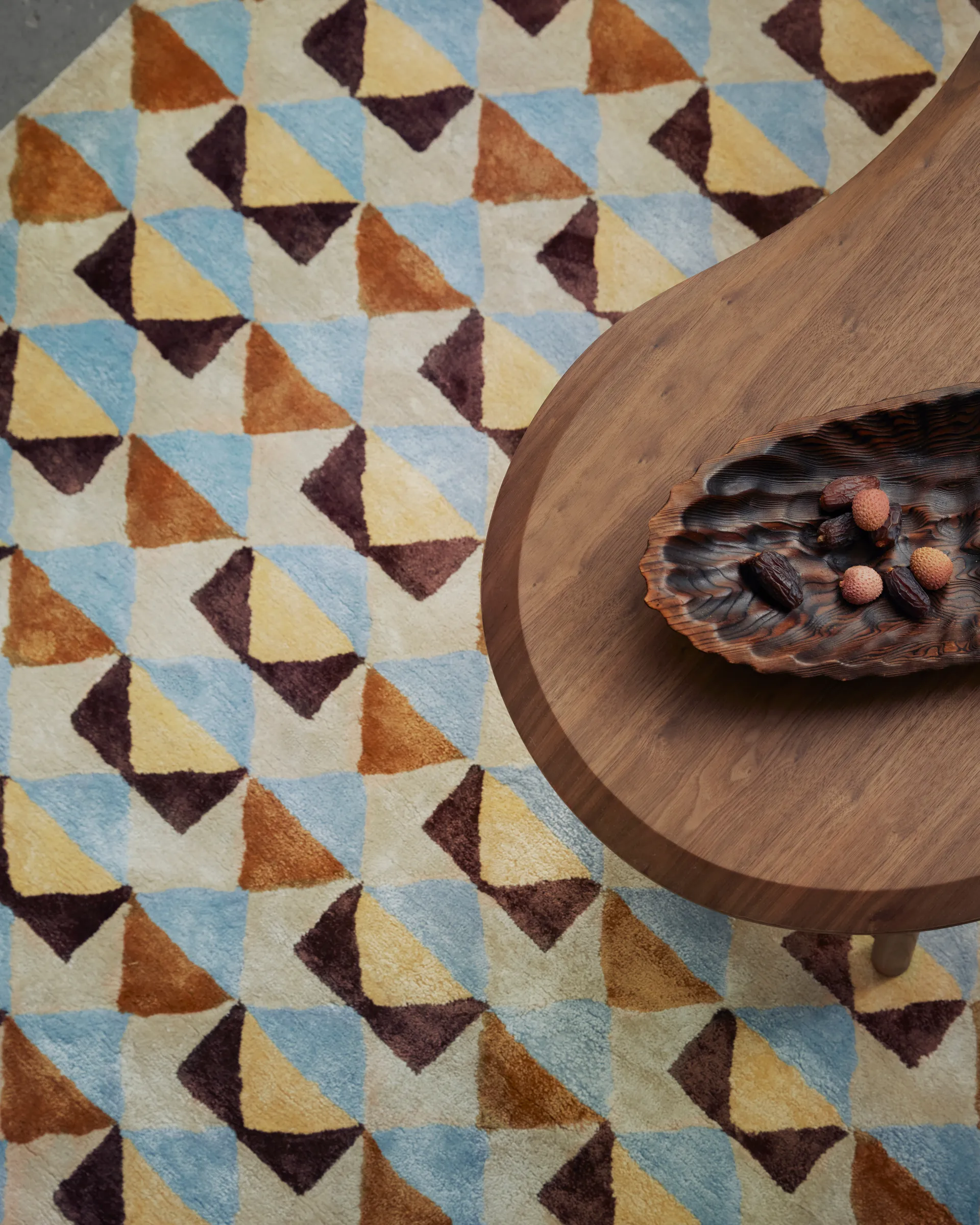 Mellin viskose tæppe 200x300 cm, Multi Tinted