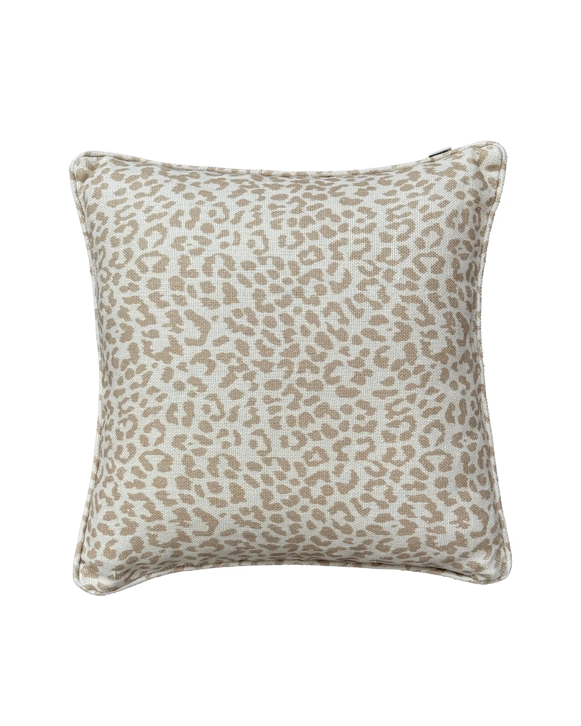Norell pyntepude, Leopard beige-off white, 50x50 cm Tinted