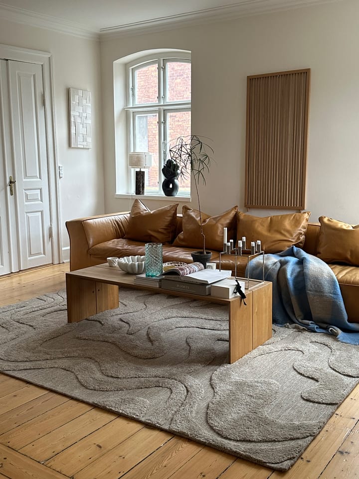 Norlander uldtæppe 200x300 cm, Beige-melange Tinted