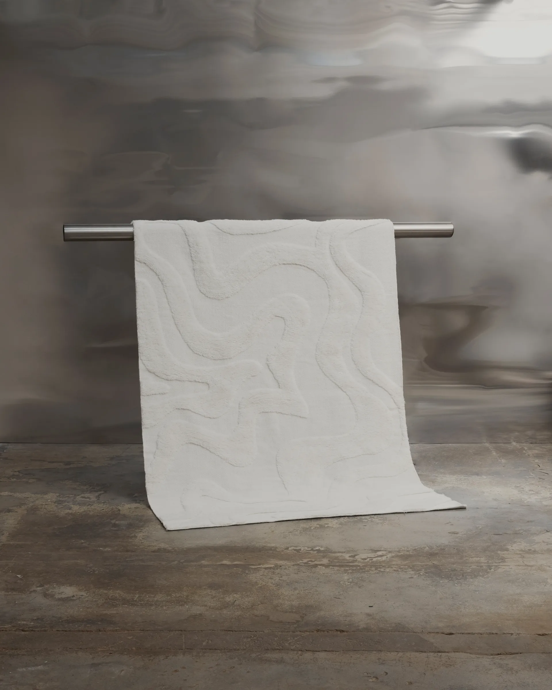 Norlander uldtæppe 310x400 cm, Offwhite Tinted