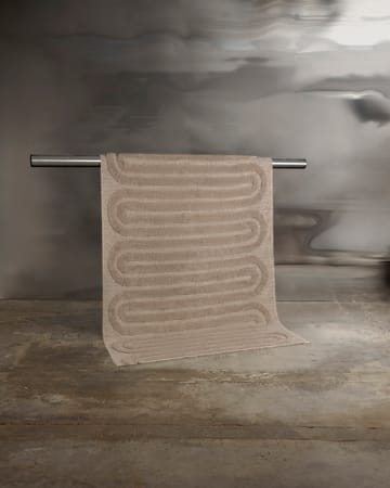 Riklund uldtæppe 160x230 cm - Beige-melange - Tinted