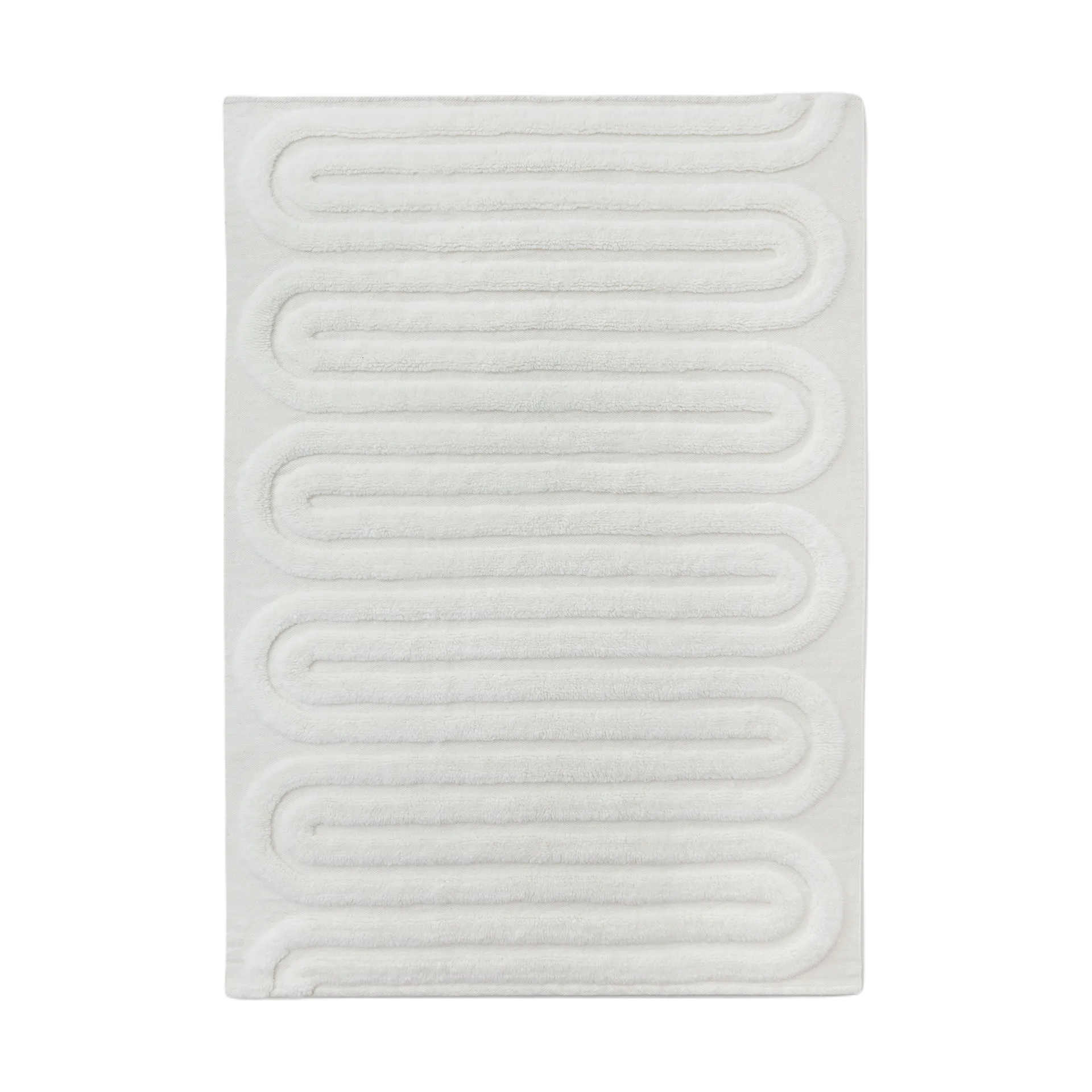 Riklund uldtæppe 190x290 cm, Offwhite Tinted