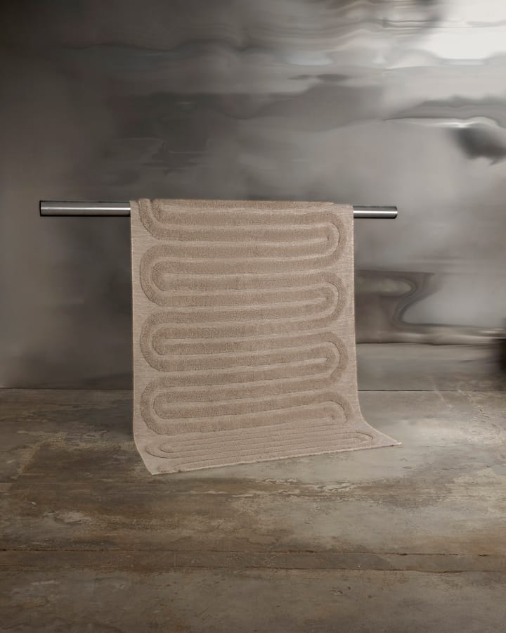Riklund uldtæppe 280x380 cm, Beige-melange Tinted