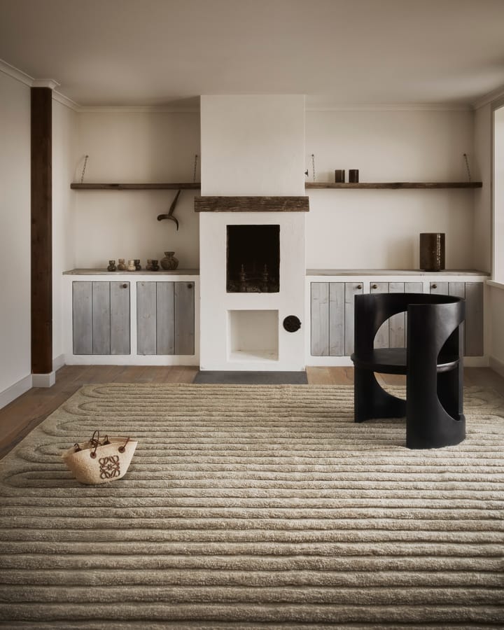 Riklund uldtæppe 280x380 cm, Beige-melange Tinted