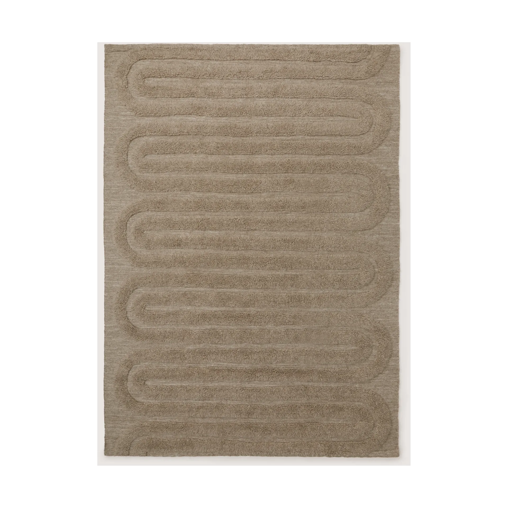 Riklund uldtæppe, Beige-melange, 250x350 cm Tinted